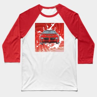 Red Fire Bird Baseball T-Shirt